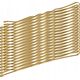 Activeshop Wsuwki fryzjerskie do włosów E-64 36 szt. 6 cm złote