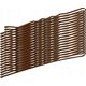 Activeshop Wsuwki fryzjerskie do włosów E-64 36 szt. 6 cm złote