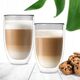 Orion Szklanki termiczne z podwójną ścianką do kawy latte DOUBLE 460 ml 2 szt.