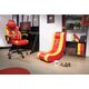Fotel Subsonic Subsonic SA5610-H1 fotel do gry Fotel do gry na konsoli Wyściełane siedzisko tapicerowane Czerwony, Żółty