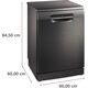 Zmywarka Bosch Bosch Serie 4 SMS4EMC06E zmywarka Wolnostojący 14 komplet. B
