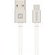 Kabel USB Swissten USB-A - USB-C 0.2 m Srebrny (71521103)