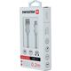 Kabel USB Swissten USB-A - USB-C 0.2 m Srebrny (71521103)