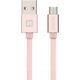 Kabel USB Swissten USB-A - micro-B 0.2 m Różowy (71522105)