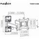 Nedis Nedis TVWM1510BK uchwyt do telewizorów 68,6 cm (27") Czarny