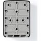 Nedis Nedis KEYCC01GY sejf Sejf ścienny Aluminium Czarny, Srebrny