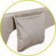 Lionelo Barierka do łóżka Hanna Beige Melange 66 x 150 cm Lionelo