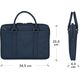 Torba dbramante Stelvio - 14" Slim Laptop Bag Recycled - Blue
