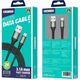 Kabel USB Jellico JELLICO kabel B12 Lightning 3.1A 2M Czarny