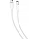 Kabel USB Jellico JELLICO kabel B1 USB-C - USB-C PD 60W 1M Biały