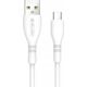 Kabel USB Jellico JELLICO kabel B9 Micro USB 3.1A 1M Biały
