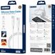 Kabel USB Jellico JELLICO kabel B24 USB-C - USB-C PD 60W 1M Biały