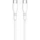 Kabel USB Jellico JELLICO kabel B9 USB-C - USB-C PD 66W 1M Biały