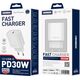 Ładowarka Jellico JELLICO ładowarka sieciowa EU53 PD 30W 1xUSB-C Biały