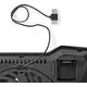 Nedis Nedis NBCR101BK stojak na laptop Podstawka na notebooka Czarny 43,2 cm (17")