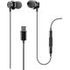 Słuchawki Cellular Line Cellularline USB-C In Ear Kopfhörer mit Mikrofon Schwarz
