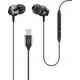 Słuchawki Cellular Line Cellularline USB-C In Ear Kopfhörer mit Mikrofon Schwarz