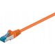 Goobay CAT 6AKabel łączący, S/FTP (PiMF), Pomarańczowy - Długość kabla 3 m