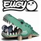 Teka Krokodyl Eugy. Eko Układanka 3D