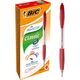 Bic BIC Atlantis Classic, Clip, Twist retractable ballpoint pen, Red, 12 pc(s), Medium