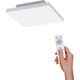 Lampa sufitowa Leuchten Direkt Leuchten Direkt Canvas Turnable 2700-5000K - Loftlampe - White - 29,5 x 29,5 cm