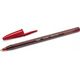 Bic BIC Cristal Exact Kuglepenne med Tynd Spids (0,7 mm) - Rød, 20 stk. i Kartonboks 46x55x153mm (20stk)