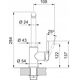Bateria kuchenna Franke Sink faucet Franke LINA L 115.0693.393