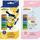 Teka Kredki pastelowe Jumbo 12 kolorów Minionki