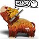 Fat Brain Toys Szkocka krowa Eugy. Eko Układanka 3D