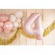 PartyDeco Balon foliowy 4 jasny różowy 72cm