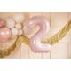 PartyDeco Balon foliowy 2 jasny różowy 72cm