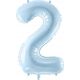 Party Deco Balon foliowy 2 jasny niebieski 72cm