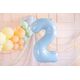 Party Deco Balon foliowy 2 jasny niebieski 72cm