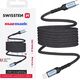 Kabel USB Swissten Magnetic Data Cable Self-Winding USB-C / Lightning 1 M