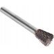 Geko Frez-pilnik do metalu z węglika wolframu 12x12mm trzpień 6mm (stożkowy odwrócony) (300)