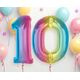 GoDan Balon foliowy cyfra 1 tęczowa Smart 92cm