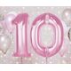 GoDan Balon foliowy cyfra 1 jasnoróżowa Smart 92cm