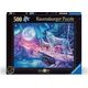 Ravensburger Puzzle 2D 500 ¦wiec±ce - Wilk w zorzy polarnej