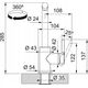 Bateria kuchenna Franke MIXER KITCHEN PULL OUT FRANKE LINA BLACK