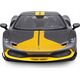 Bburago Ferrari 296 GTB Assetto Grey/Yellow 1:18 BBURAGO
