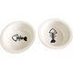 Barry King BARRY KING ZESTAW 2 MISKI                 CERAMICZNE+METALOWY STOJAK DLA KOTA 12cm