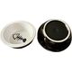 Barry King BARRY KING ZESTAW 2 MISKI                 CERAMICZNE+METALOWY STOJAK DLA KOTA 12cm