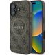 Guess Guess GUHMP16MG4GFRW iPhone 16 Plus 6.7" brązowy/brown hardcase 4G Ring Classic Logo MagSafe