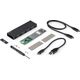 Kieszeń StarTech StarTech SM2E1BMU31C obudowa do dysków twardych Obudowa SSD Czarny M.2