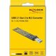 Kieszeń Delock DELOCK Konverter fur M.2 NVMe PCIe SSD mit USB 3.1 Gen 2