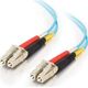 C2G C2G LC-LC 10Gb 50/125 OM3 Duplex Multimode PVC Fiber Optic Cable (LSZH) - Netzwerkkabel - LC Multi-Mode (M) zu LC Multi-Mode (M) - 2 m - Glasfaser - Duplex - 50/125 Mikrometer - OM3 - halogenfrei - Aquamarin