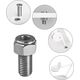 MAXlight Uchwyt lampy-lupy tube inox