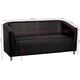 Activeshop Gabbiano sofa do poczekalni M021 czarna