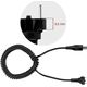 Activeshop Saeyang kabel do głowicy Marathon SDE-H200, SDE-SH300S, SDE-SH30N, SDE-M33E, SDE-M40ES czarny
