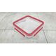 Emsa Emsa Clip&Close Glass Food Container 0,8 L red